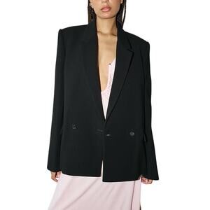 Wardrobe 'Nyc' Black Wool Hb Blazer Size XS